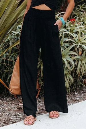 MEGAN | HIGH-WAIST PALAZZO PANTS