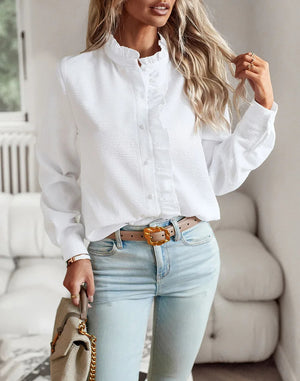 LENY | ELEGANT RUFFLED BLOUSE