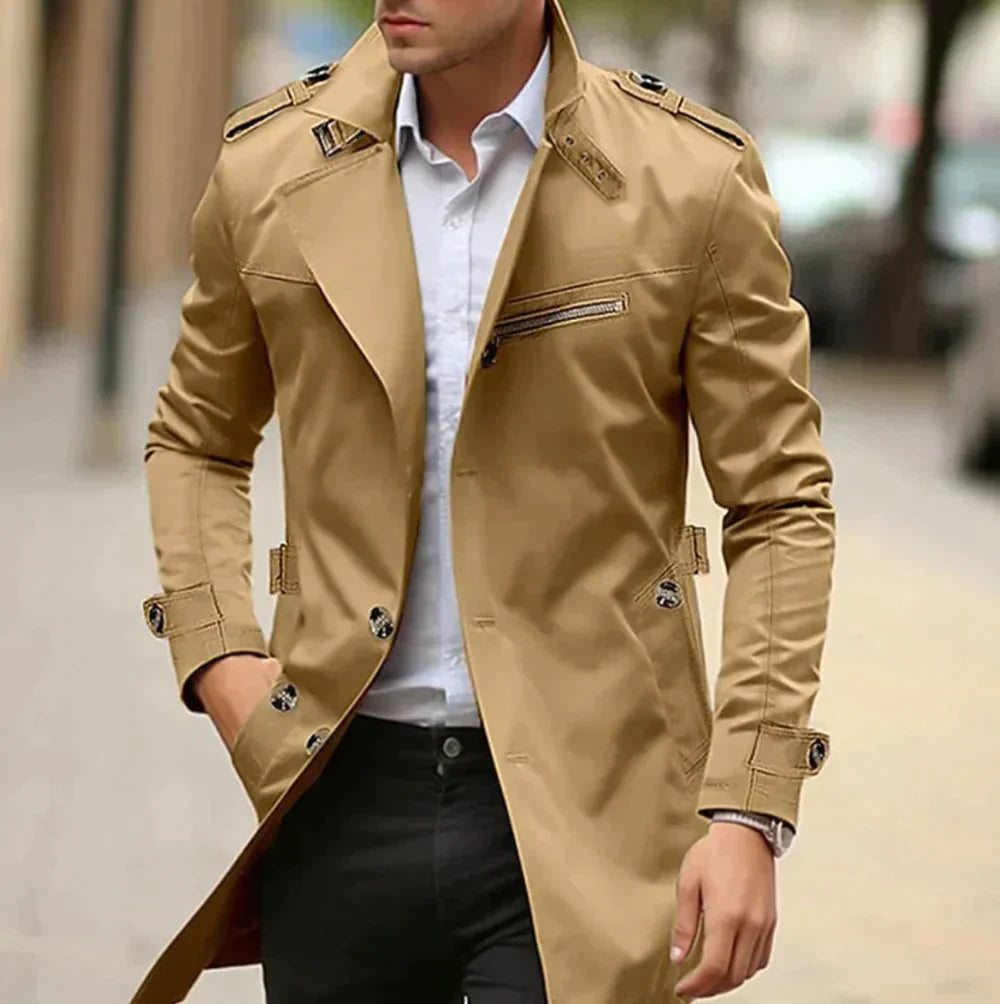 NIKOLAI | ELEGANT TRENCH COAT FOR MEN