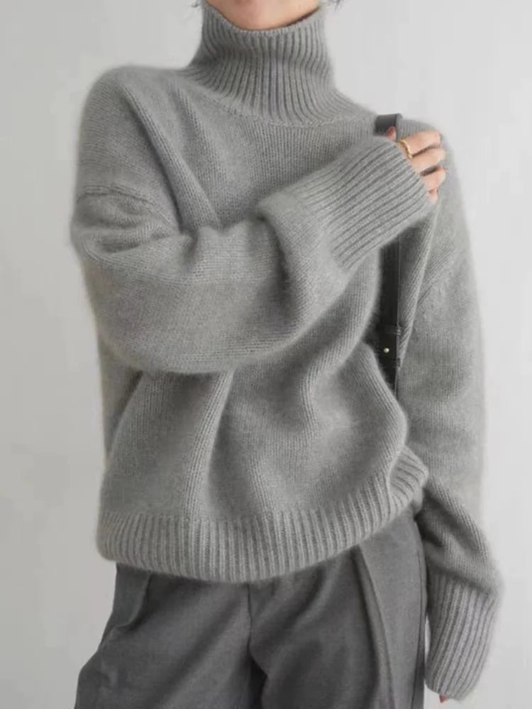 LINETTE | CASHMERE TURTLENECK SWEATER