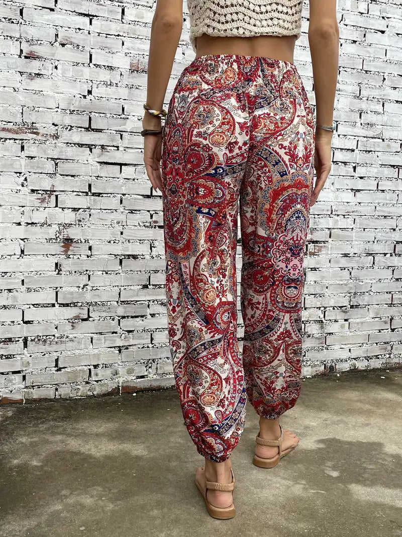 GAELLE | HIGH-WAIST SUMMER PANTS