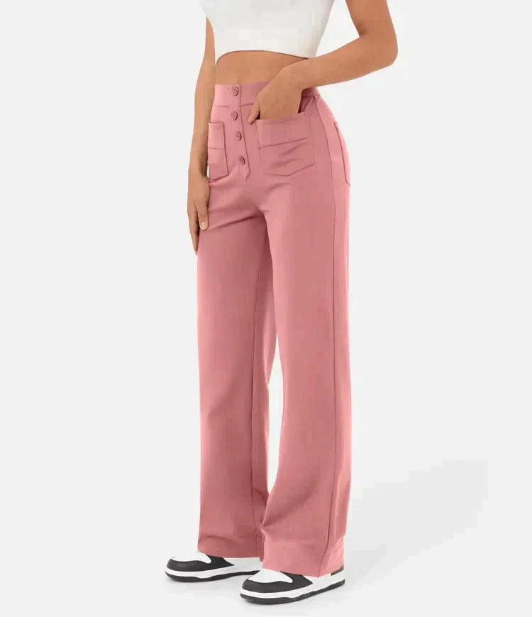 FLEUR | STRETCHABLE HIGH-WAISTED PANT